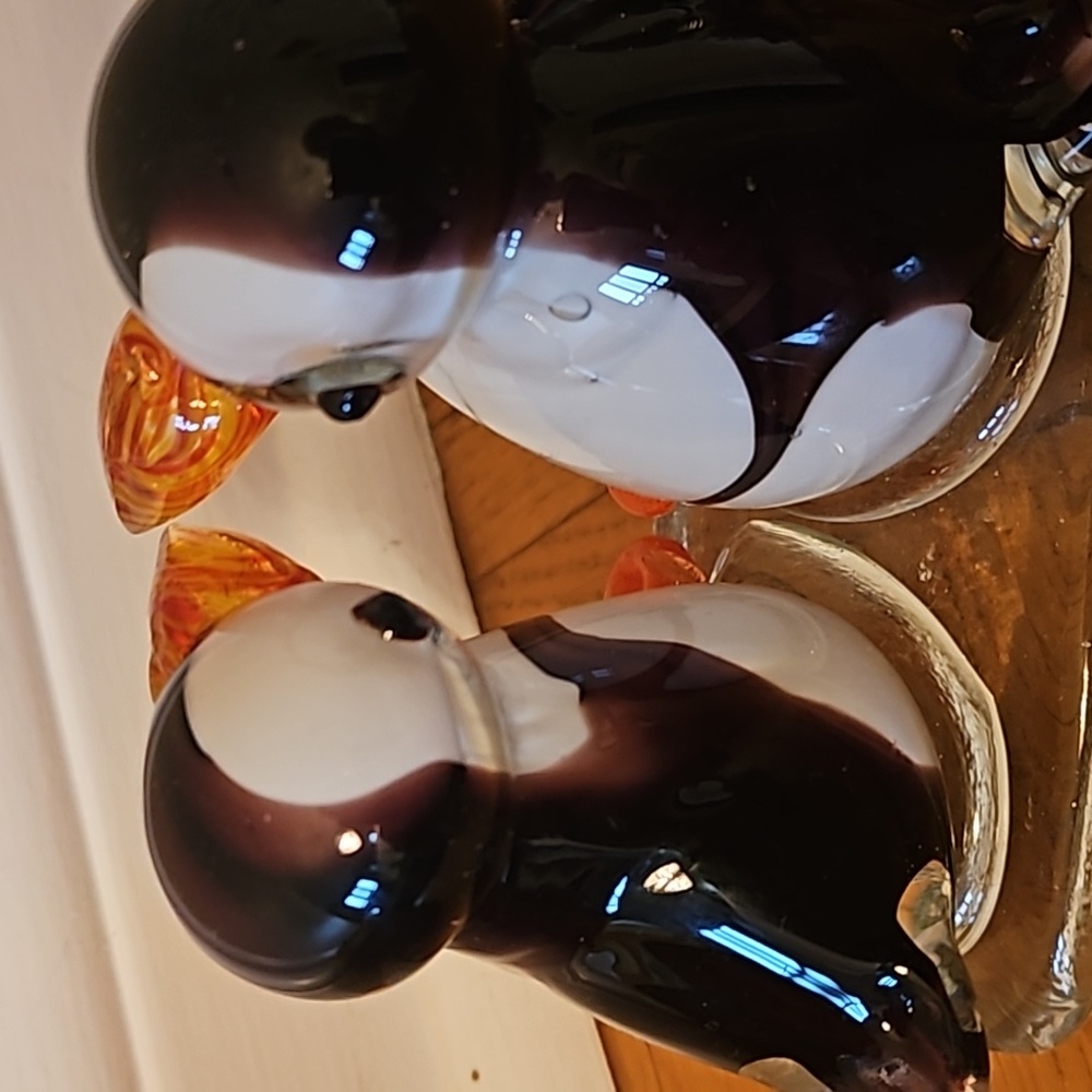 Vintage 1970s glass penguins 🐧 ♥️ - Picture 6 of 9